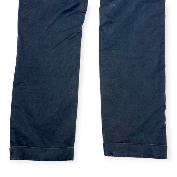 CLOSED Clifton Slim Chino SIZE 31 x 28 Dark Night Blue Soft Cotton Trouser Pants - Picture 10 of 12